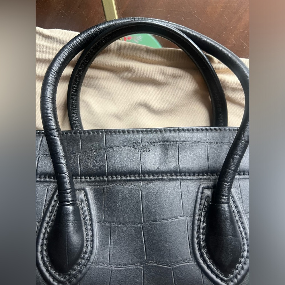 Ceiling Black Croc bag - Picture 3 of 13